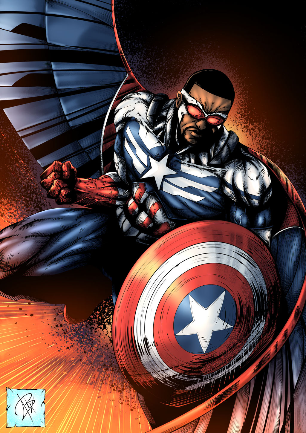 Sam Wilson Captain America Wallpapers