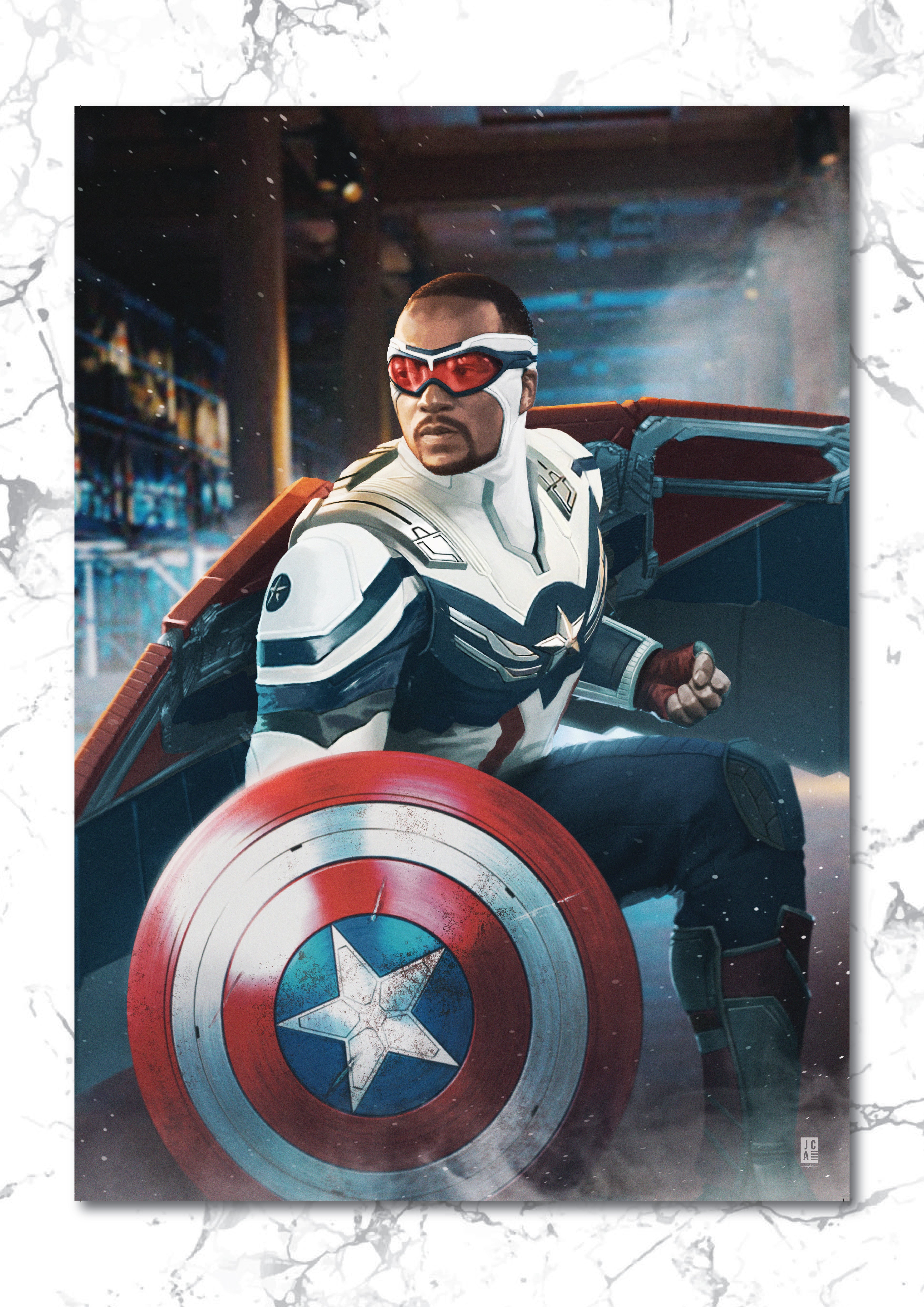 Sam Wilson Captain America Wallpapers