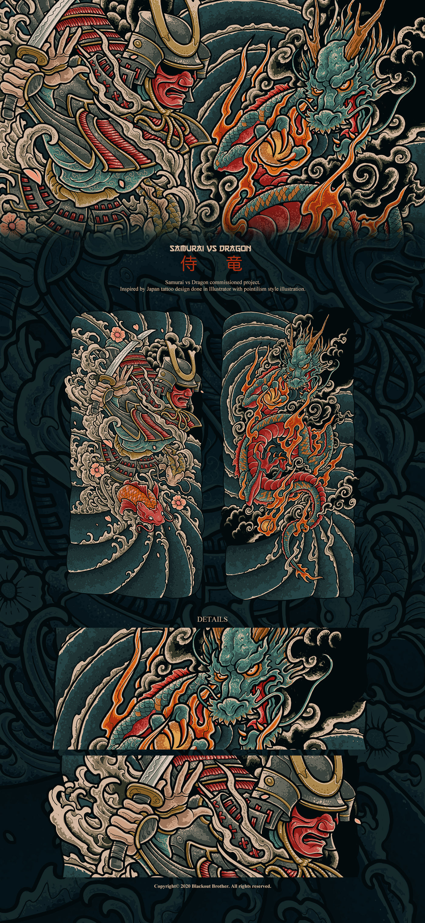 Samurai Vs Dragon Wallpapers