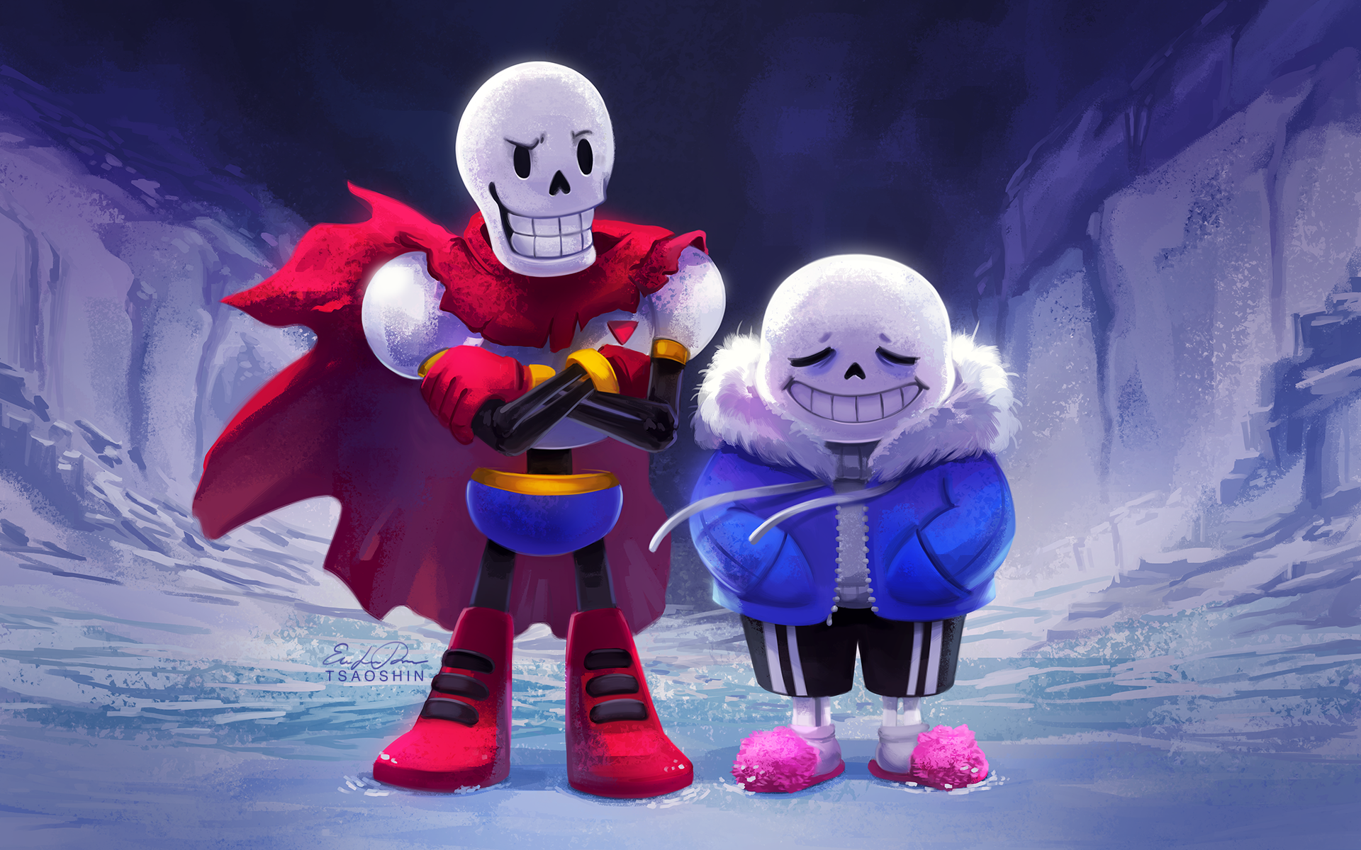 Sans And Papyrus Wallpapers