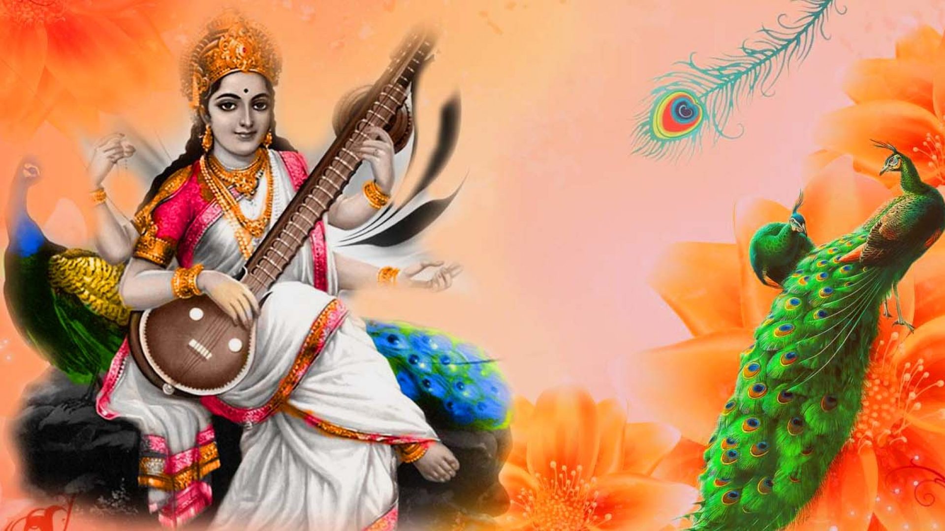 Saraswati God Wallpapers