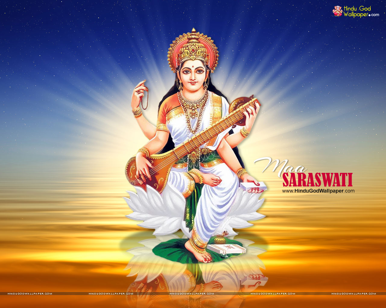 Saraswati God Wallpapers