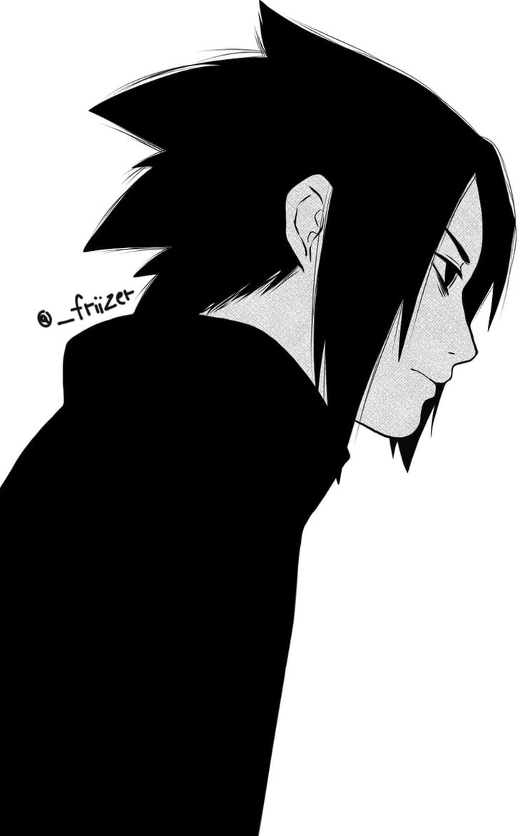 Sasuke Black And White Wallpapers