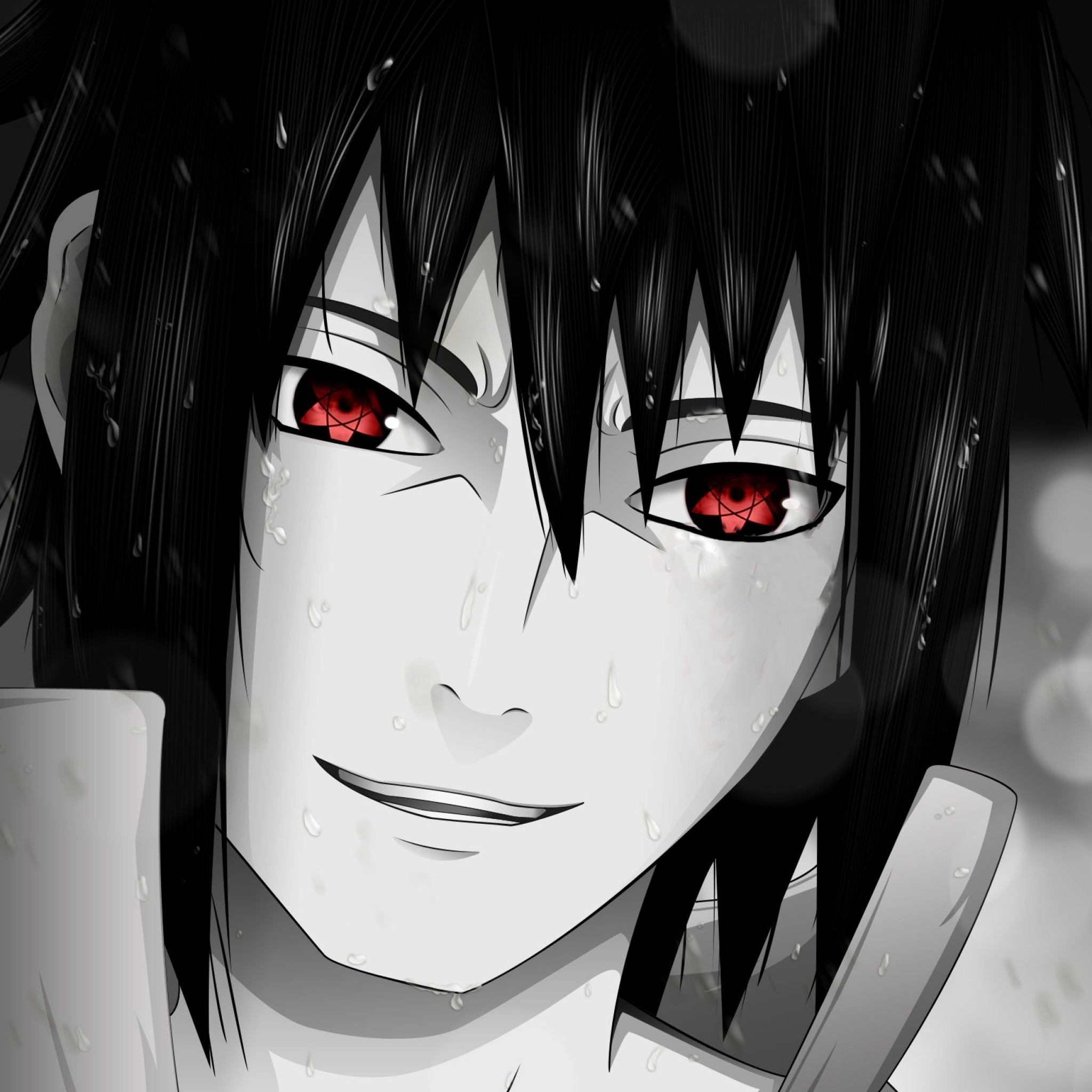 Sasuke Black And White Wallpapers