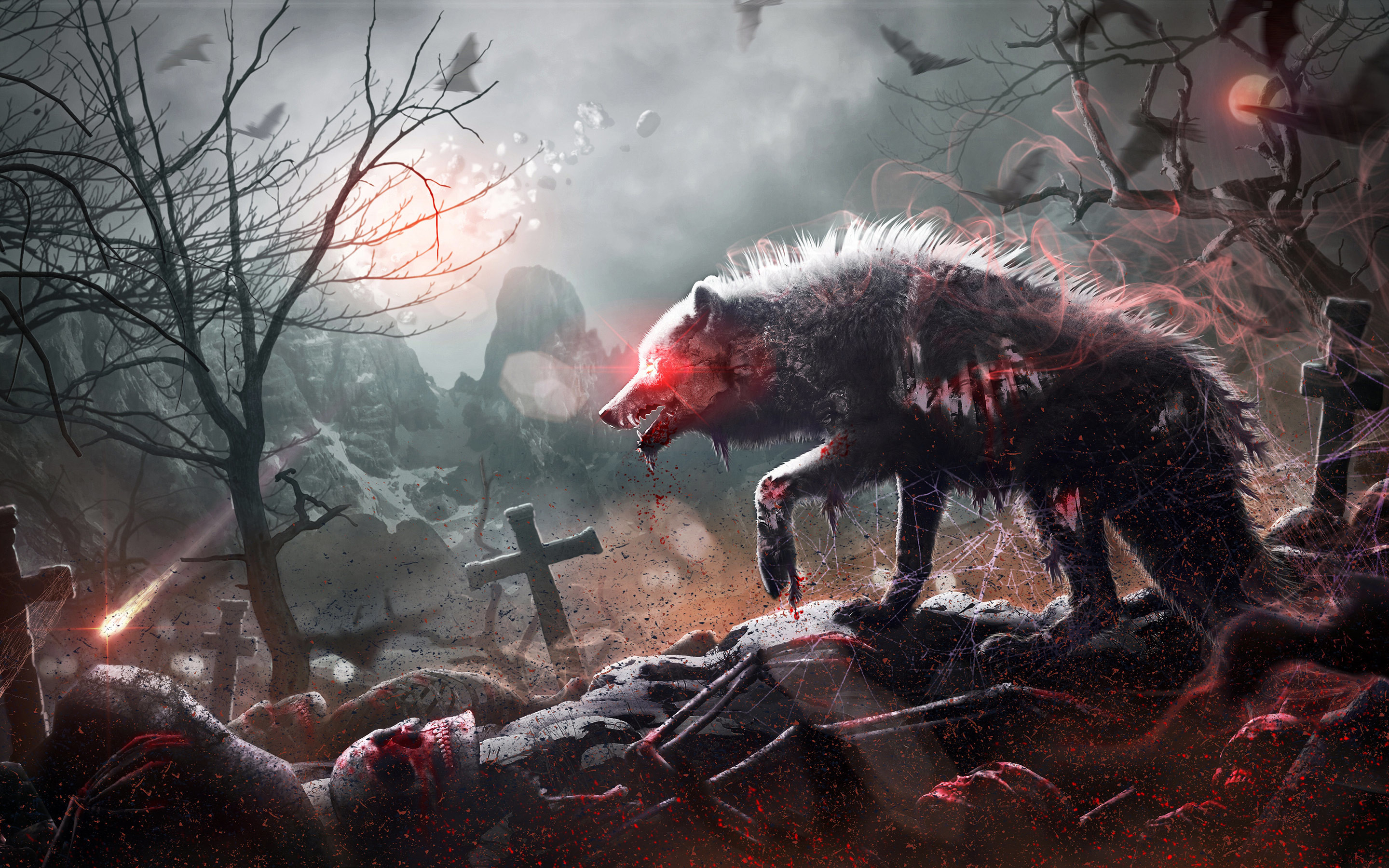 Scary Wolf Wallpapers