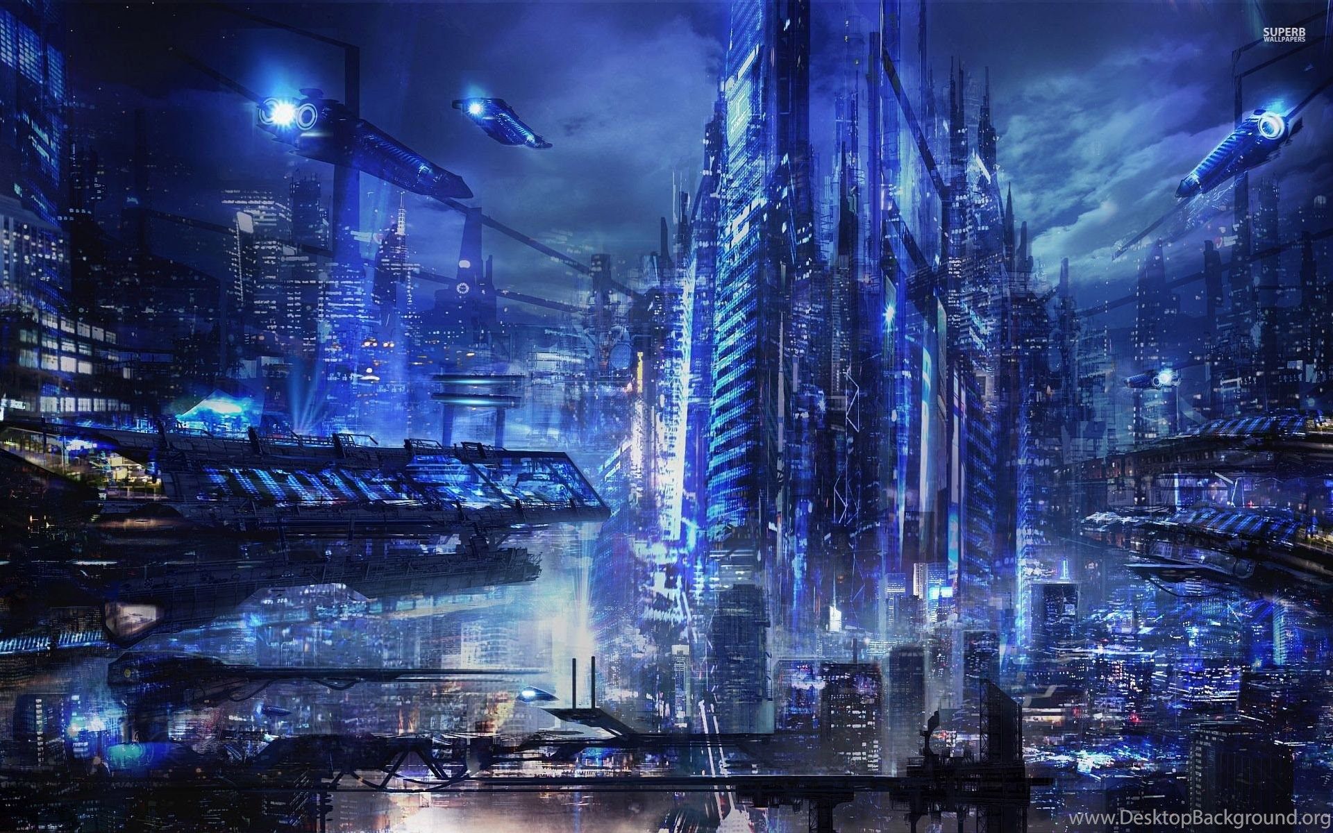 Sci Fi City Wallpapers