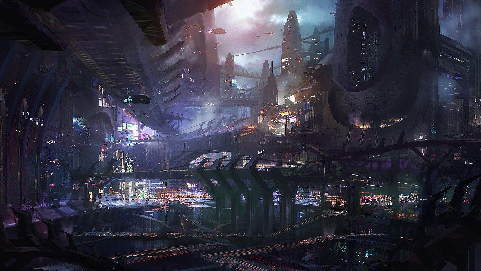 Sci Fi City Wallpapers