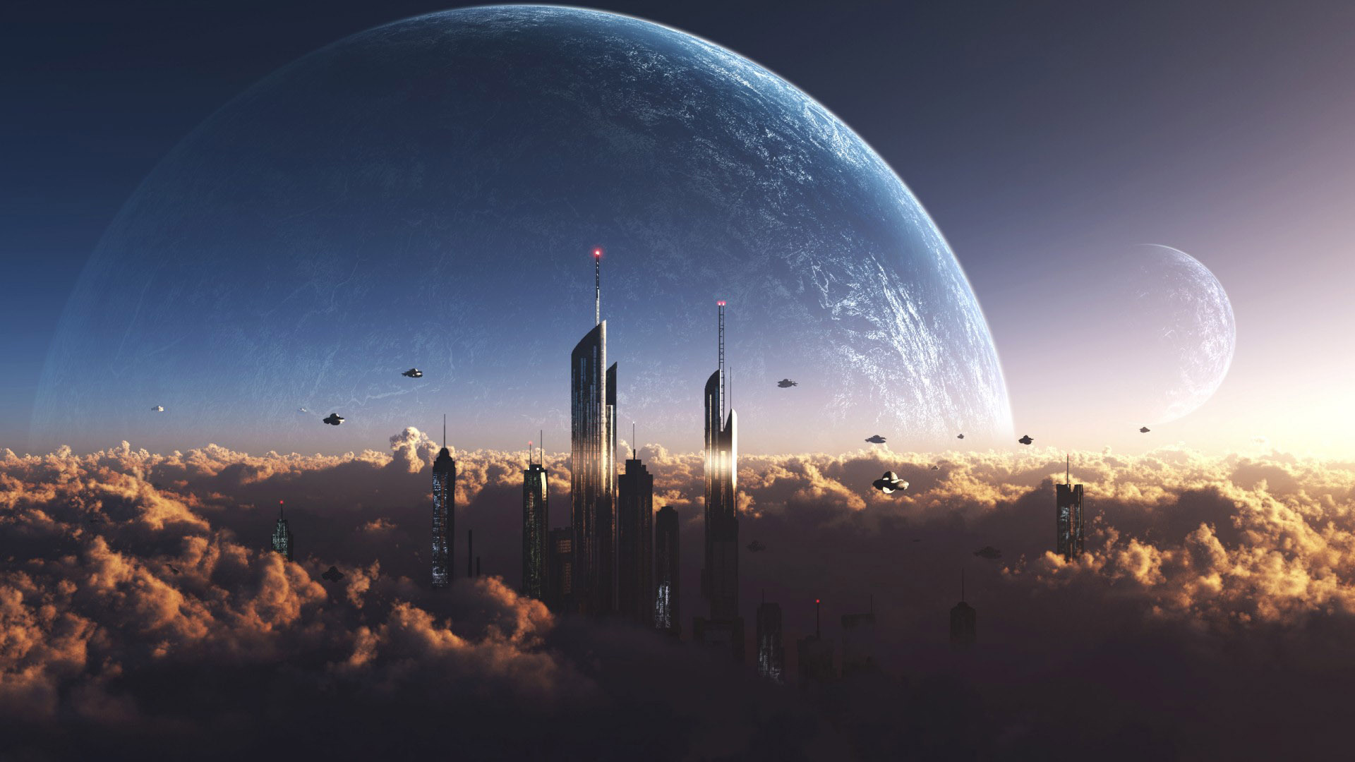 Sci Fi City Wallpapers