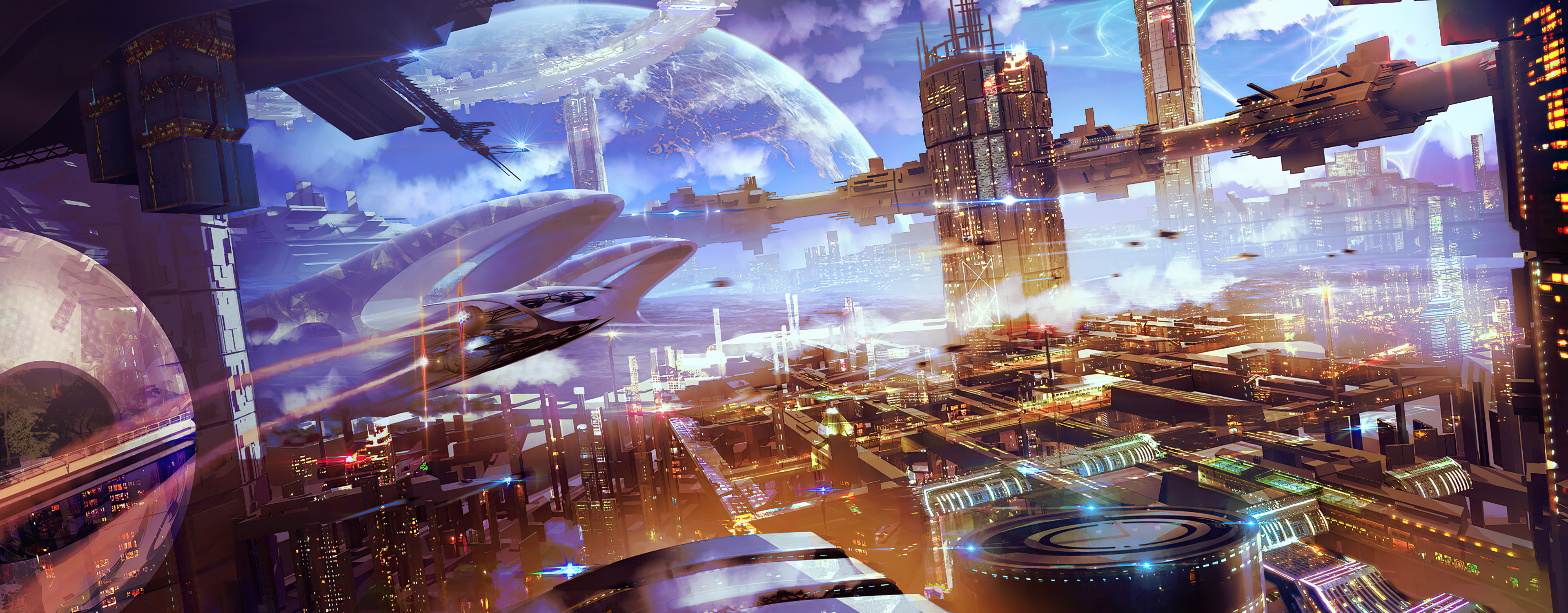 Sci Fi City Wallpapers