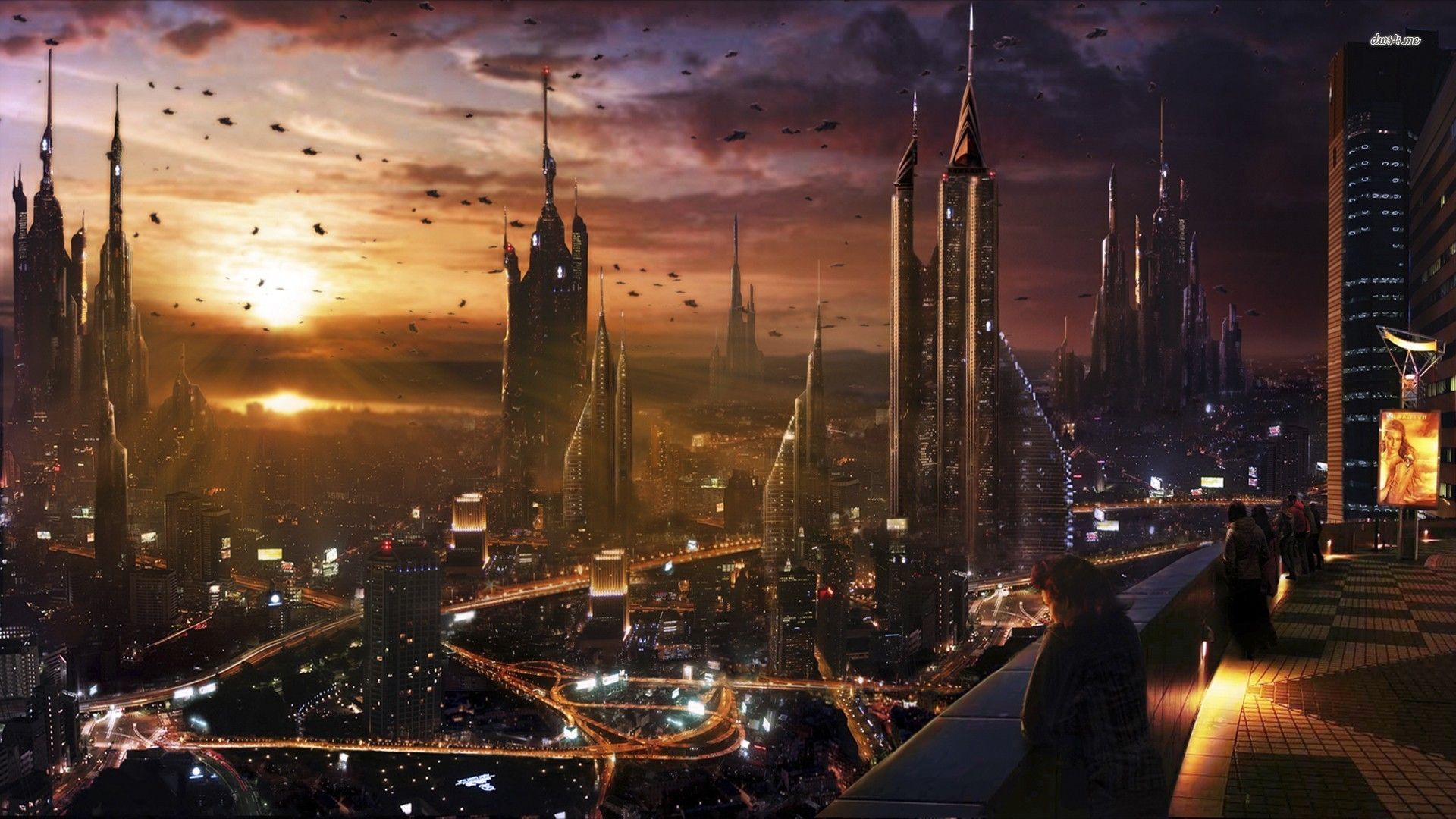 Sci Fi City Wallpapers