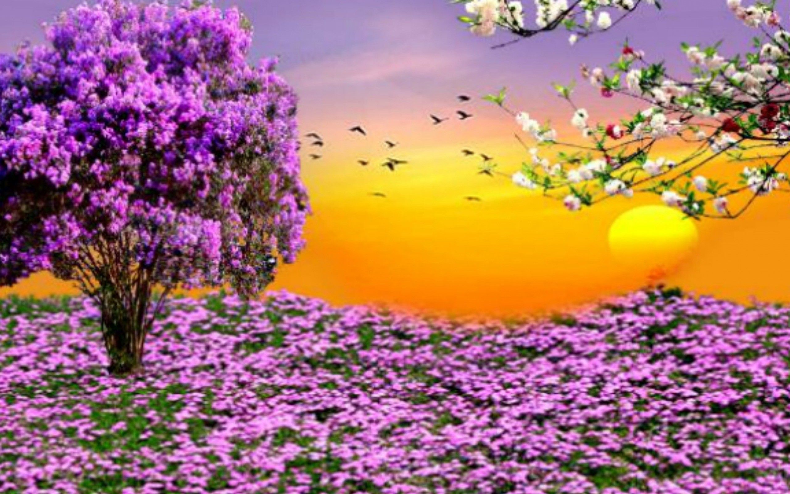 Screensavers Spring Scenes Wallpapers