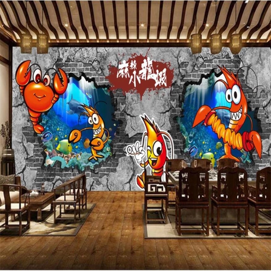 Seafood Restaurant Decoration Wallpapers