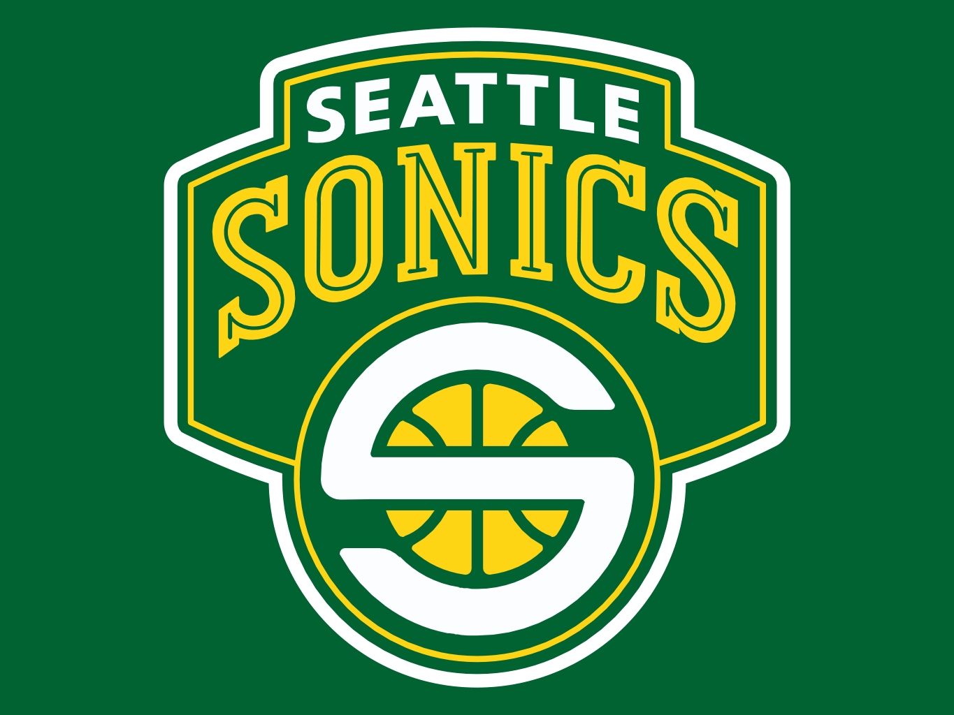 Seattle Sonics Logo Wallpapers