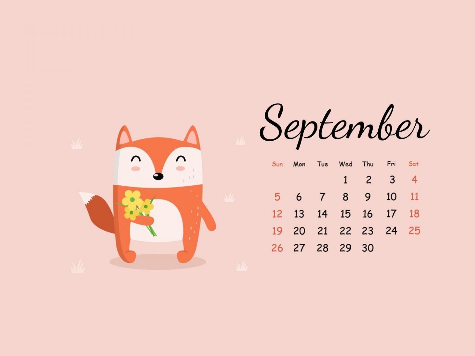 September 2021 Calendar Wallpapers