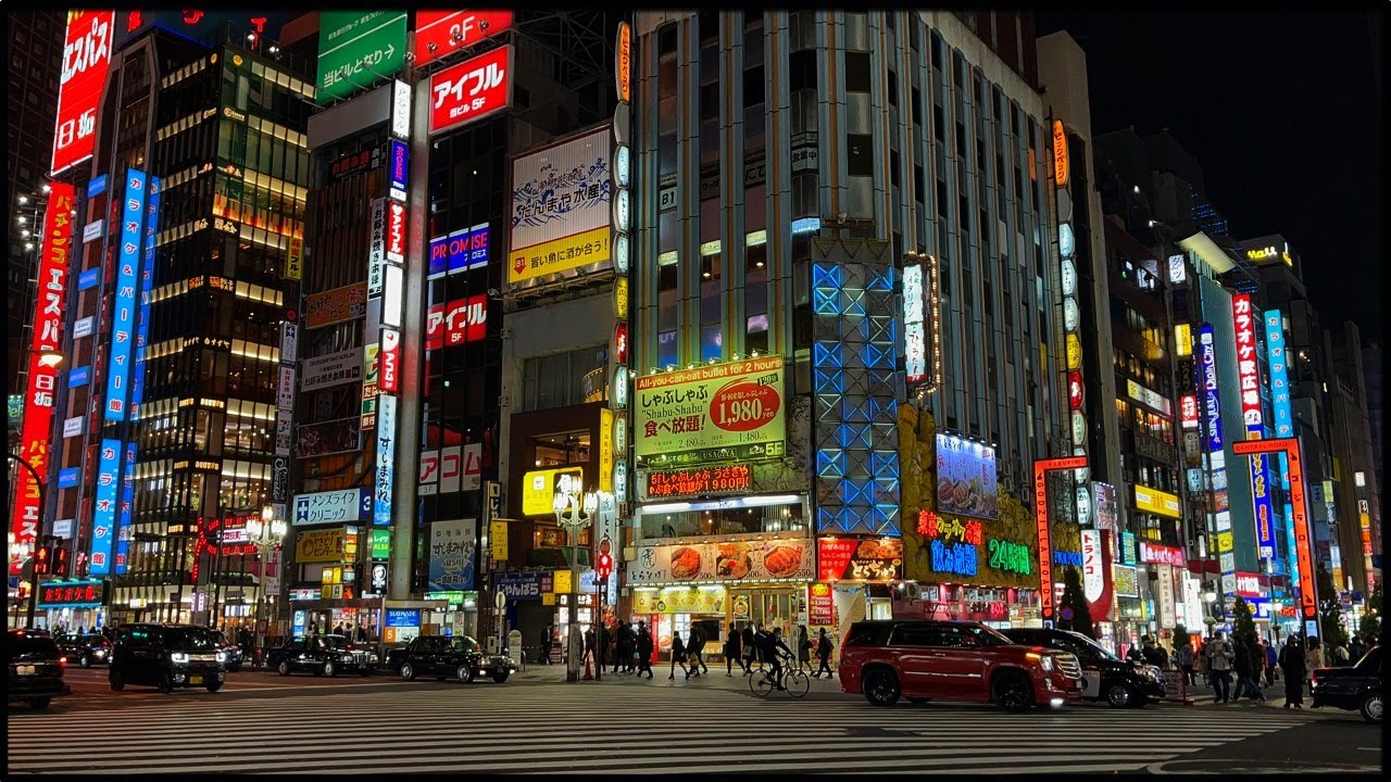 Shinjuku At Night Wallpapers