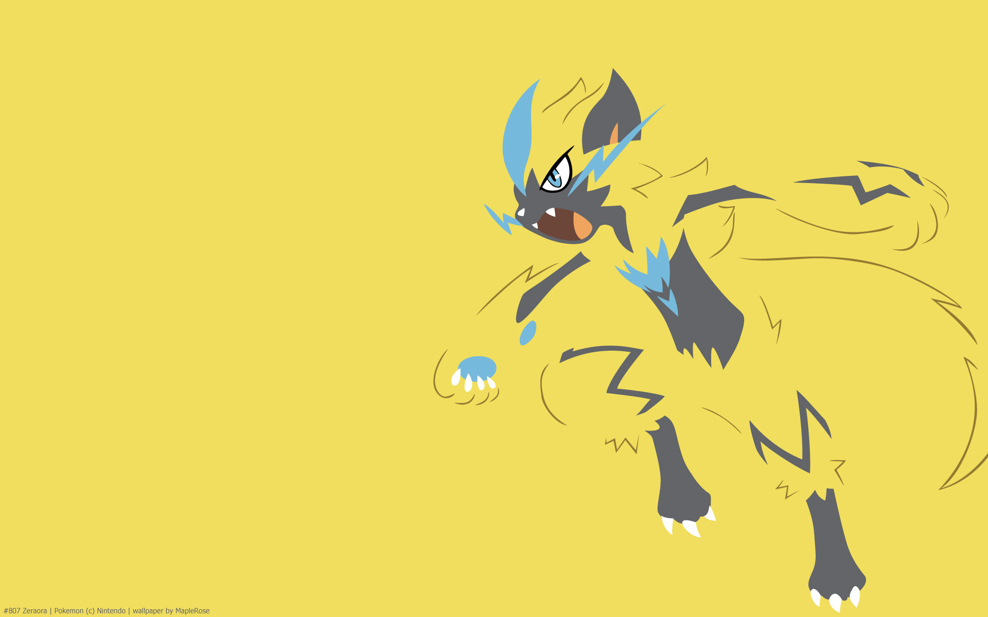 Shiny Zeraora Wallpapers