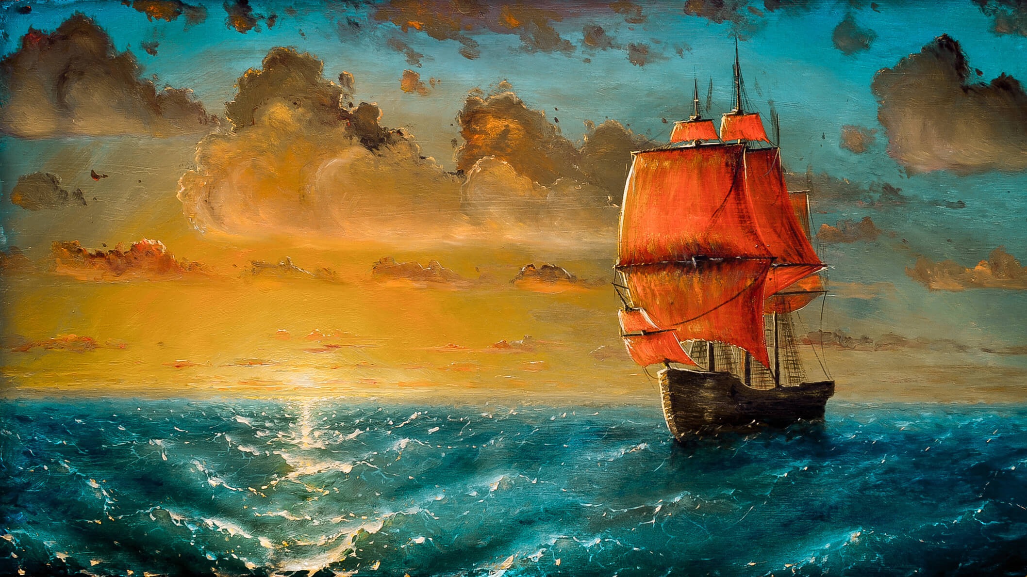Ship Painting Wallpapers