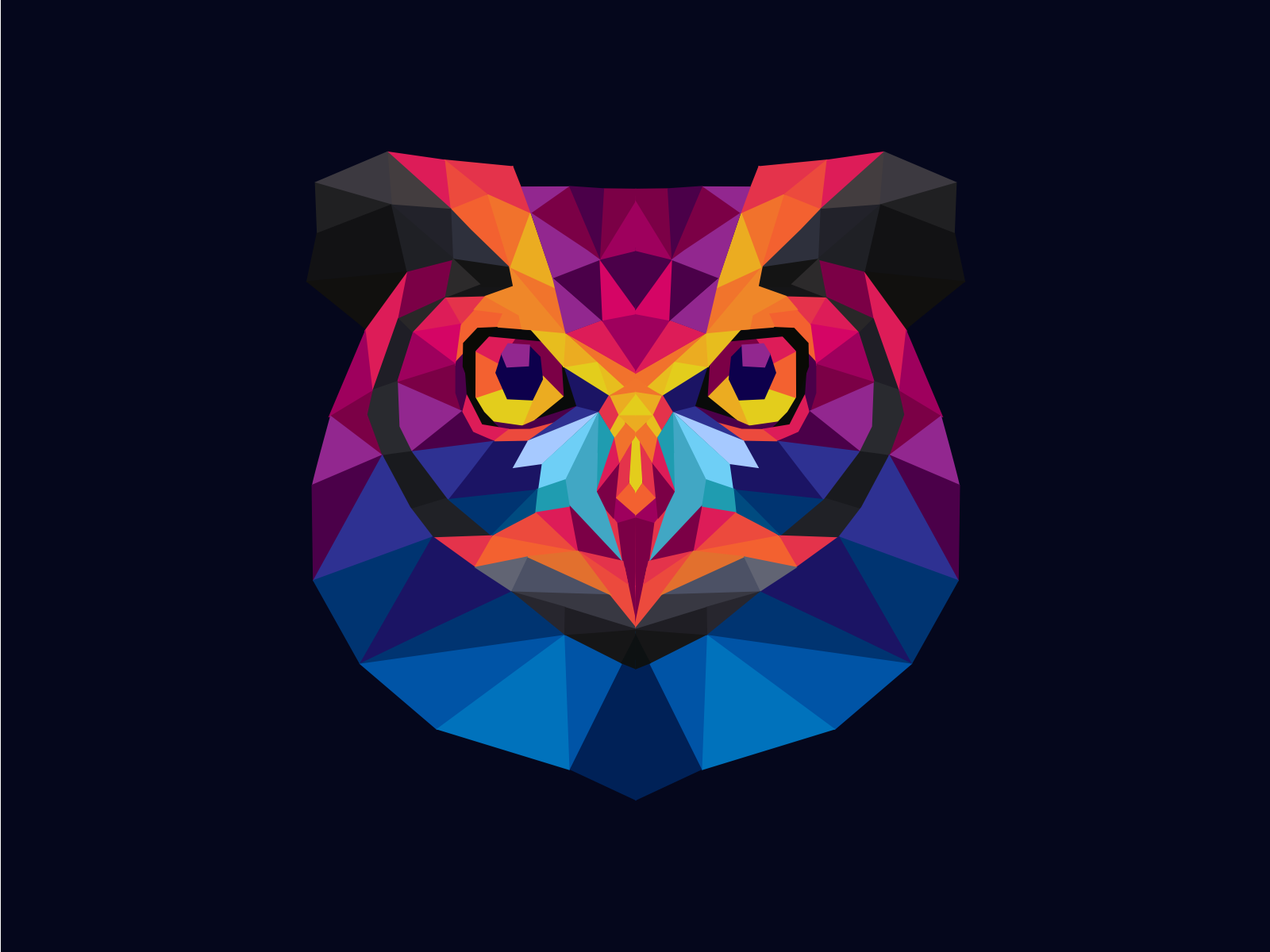 Simple Geometric Owl Wallpapers