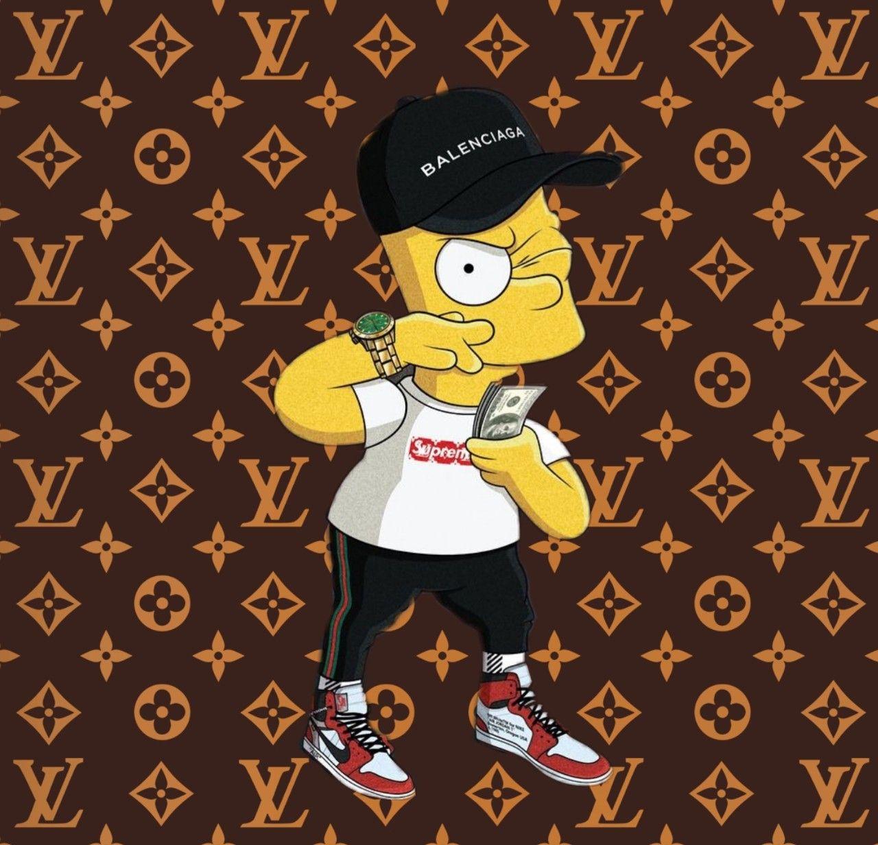 Simpsons Louis Vuitton Wallpapers