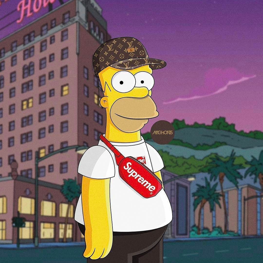 Simpsons Louis Vuitton Wallpapers