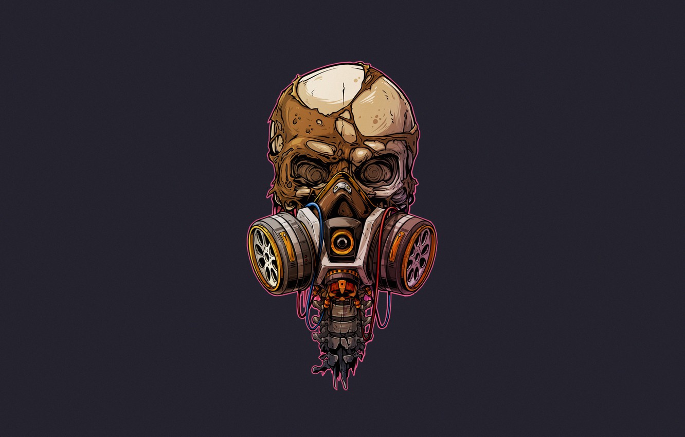 Skull Gas Mask Wallpapers