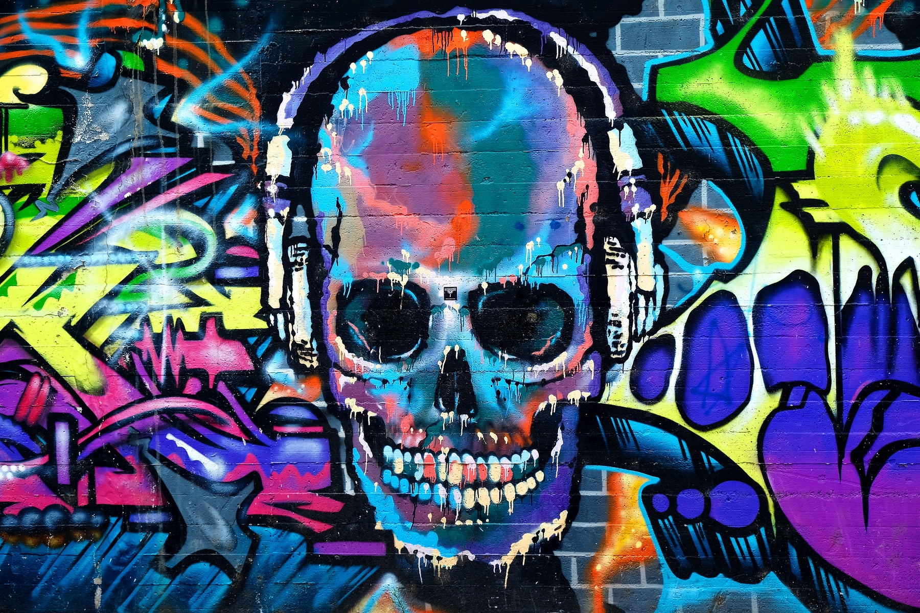 Skull Graffiti Wallpapers