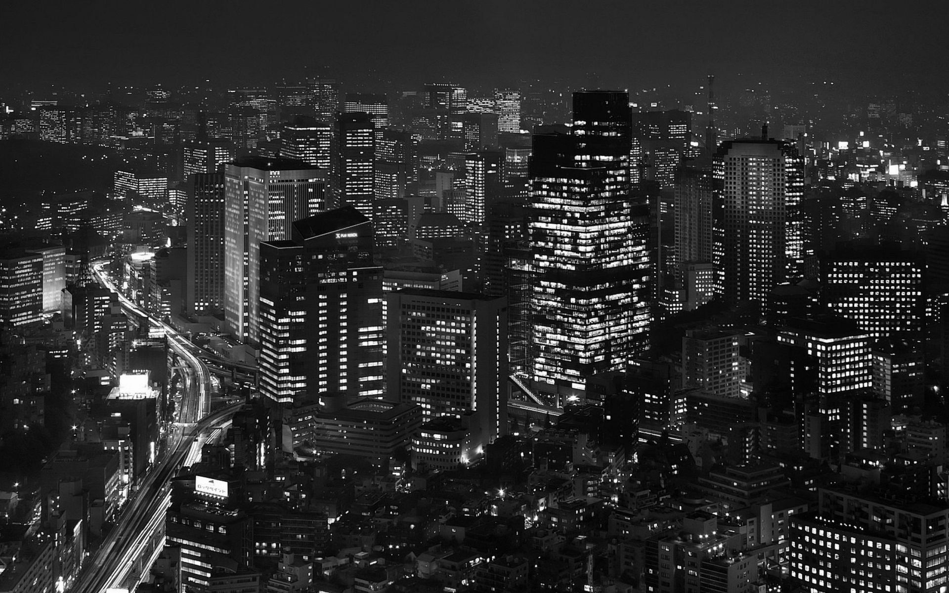 Skyline Black And White Wallpapers