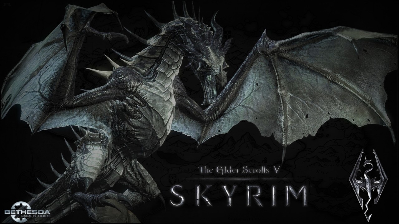 Skyrim Dragon Wallpapers