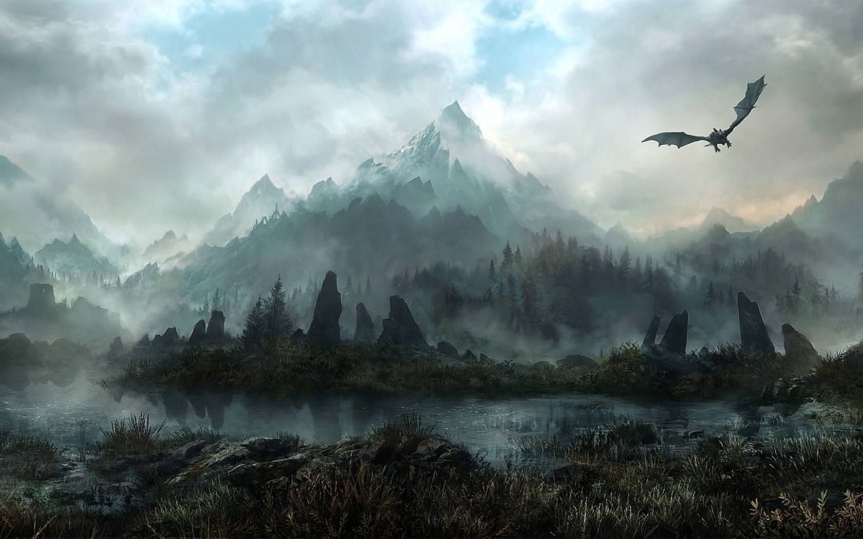 Skyrim Landscape 1920X1080 Wallpapers