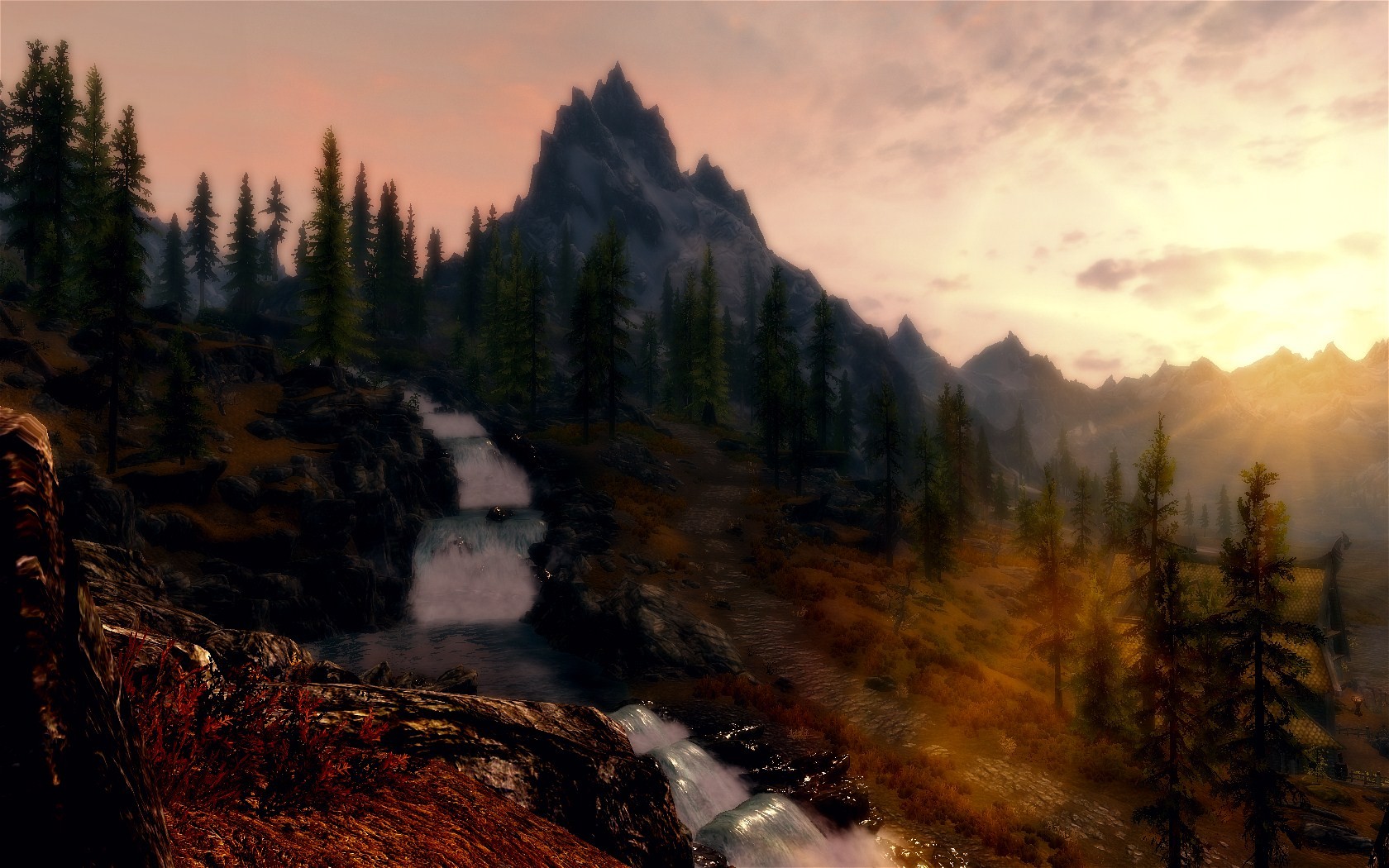 Skyrim Landscape 1920X1080 Wallpapers