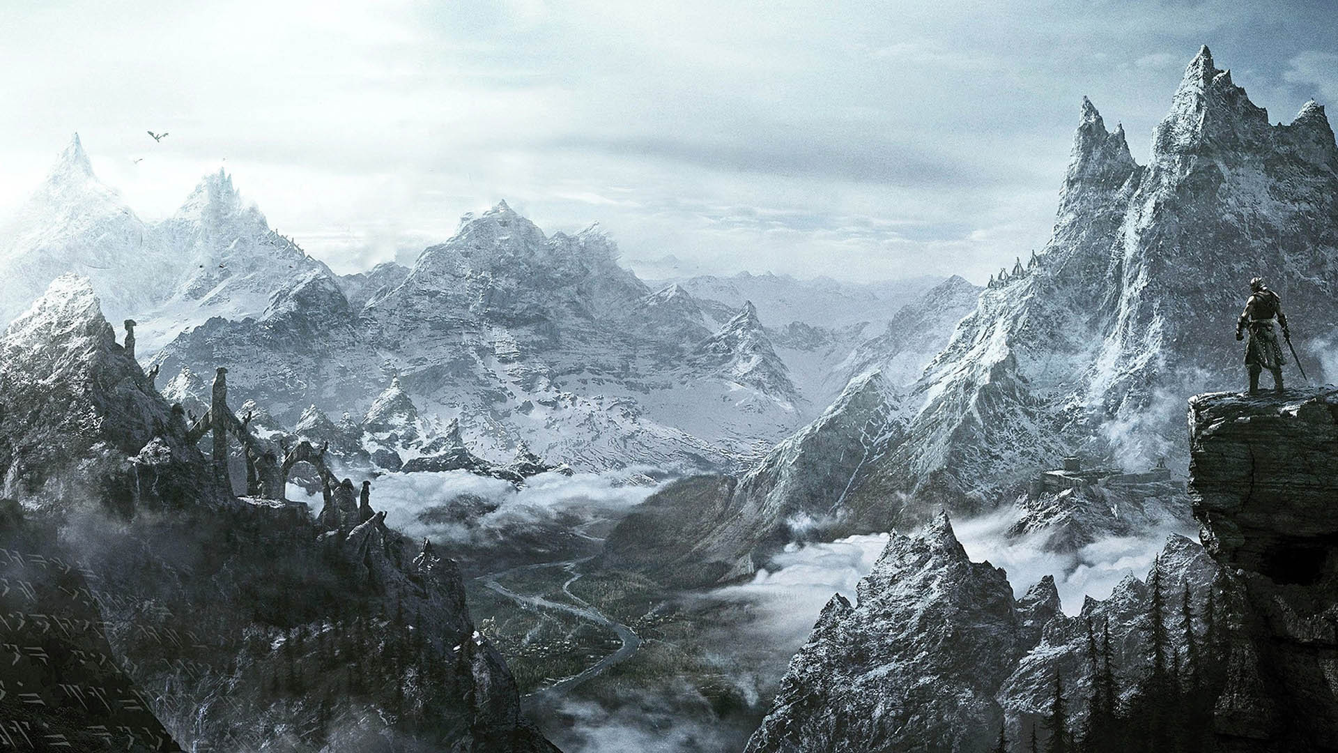 Skyrim Landscape 1920X1080 Wallpapers