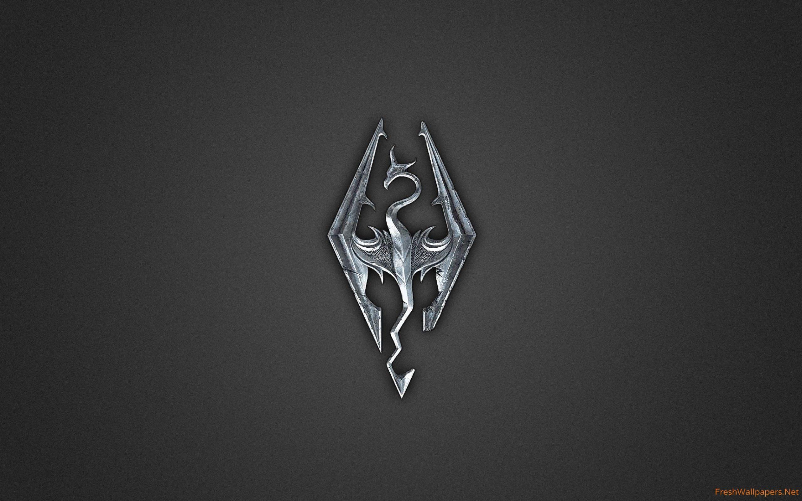 Skyrim Logo 1920X1080 Wallpapers