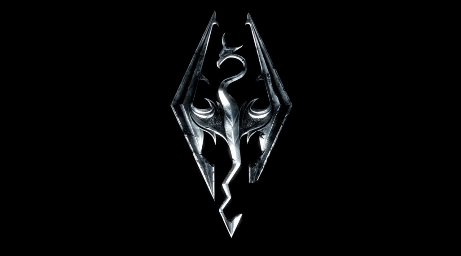 Skyrim Logo 1920X1080 Wallpapers