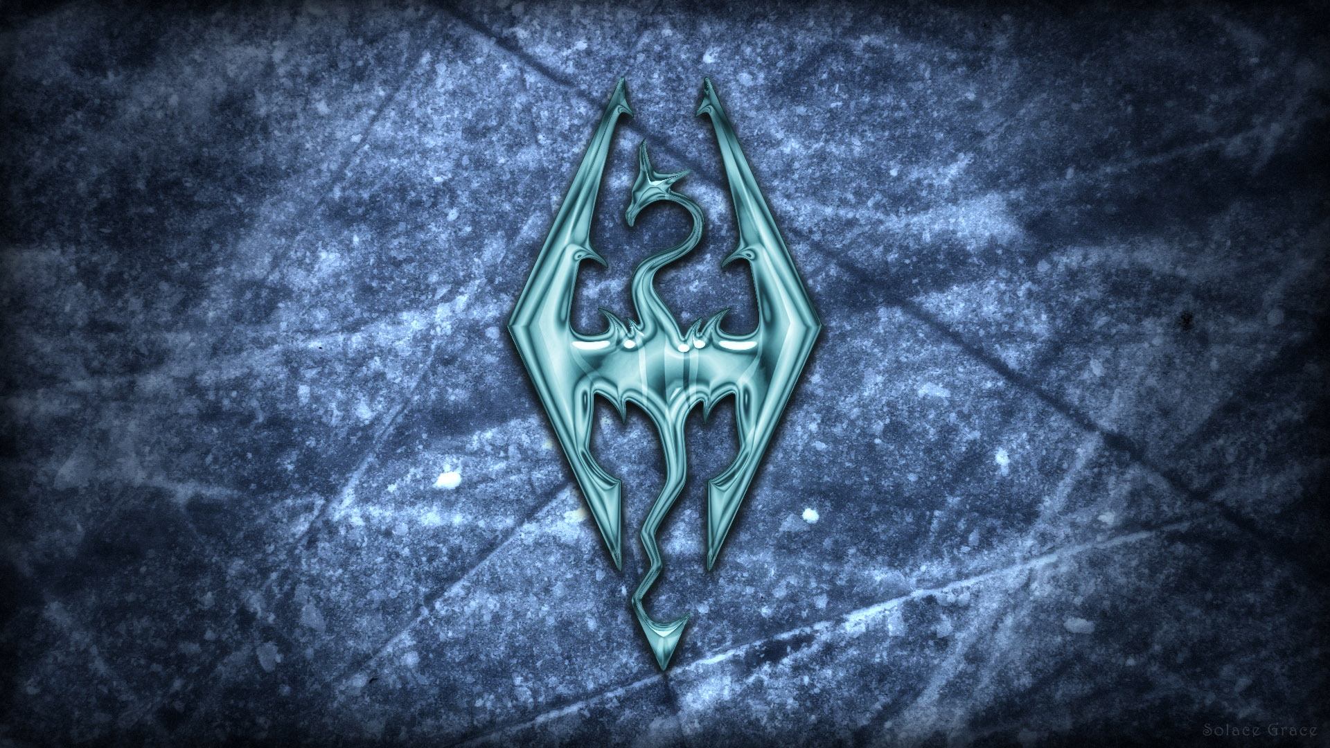 Skyrim Logo 1920X1080 Wallpapers