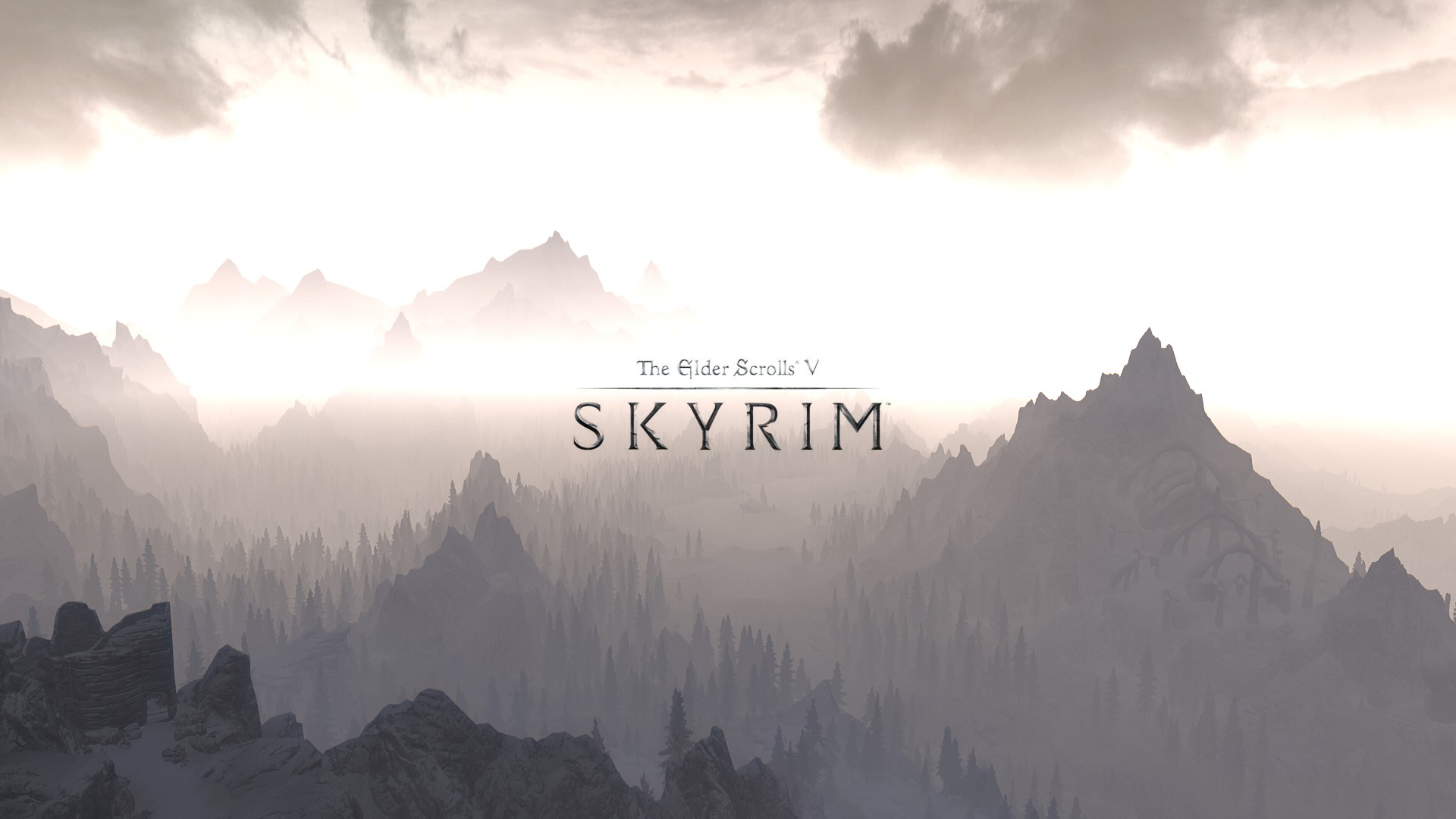 Skyrim Mountains Wallpapers