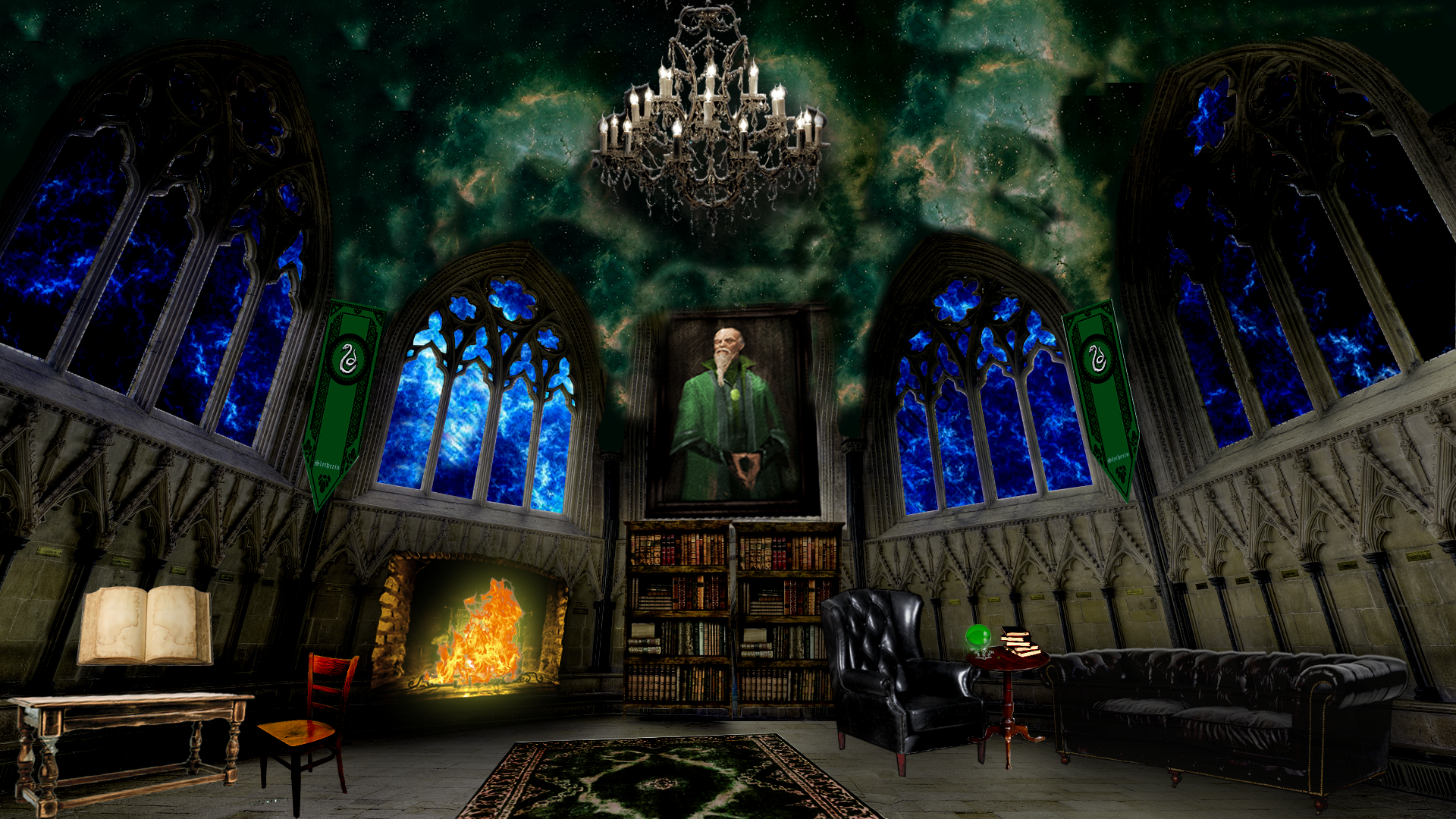 Slytherin Common Room Wallpapers