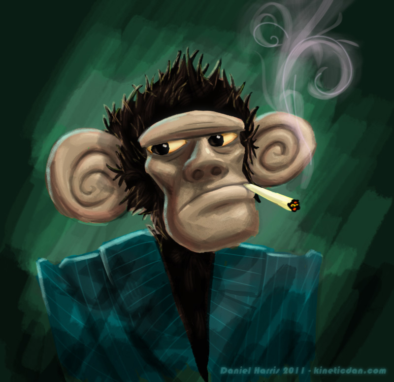 Smoking Monkey Wallpapers