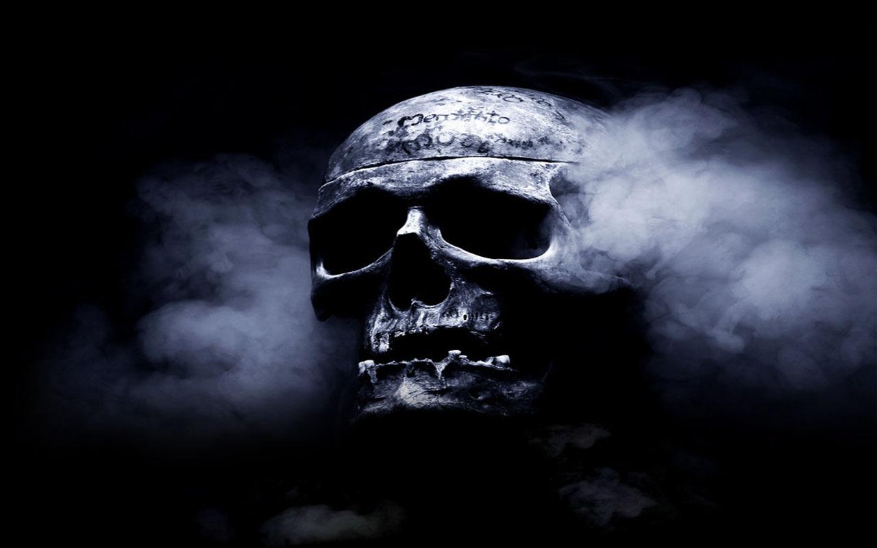 Smoking Skull Live Wallpapers
