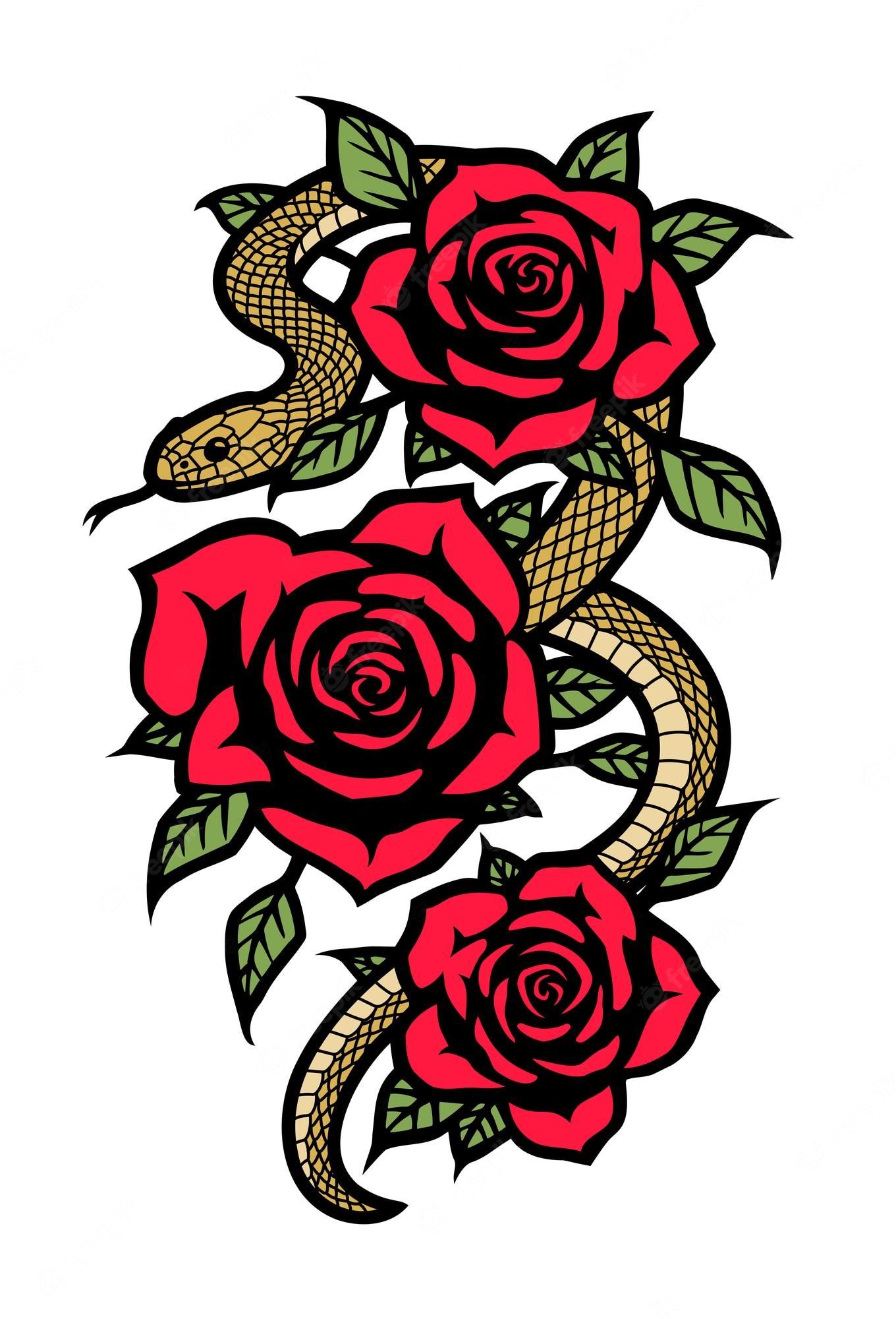 Snake And Rose Wallpapers