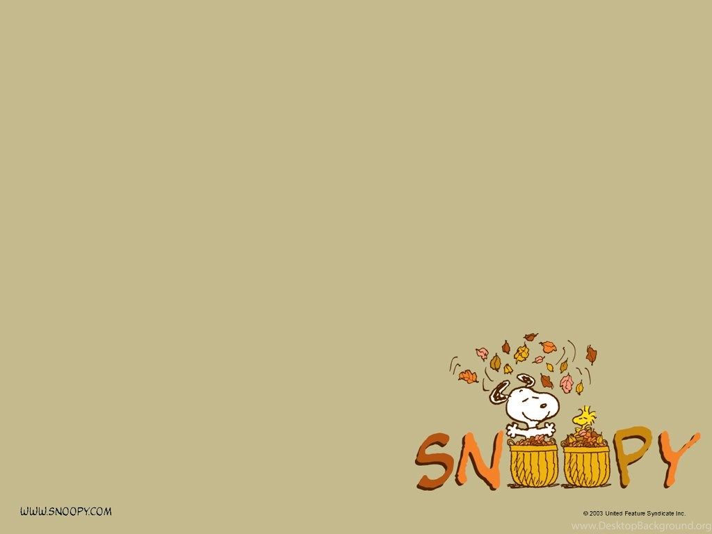 Snoopy Fall Wallpapers