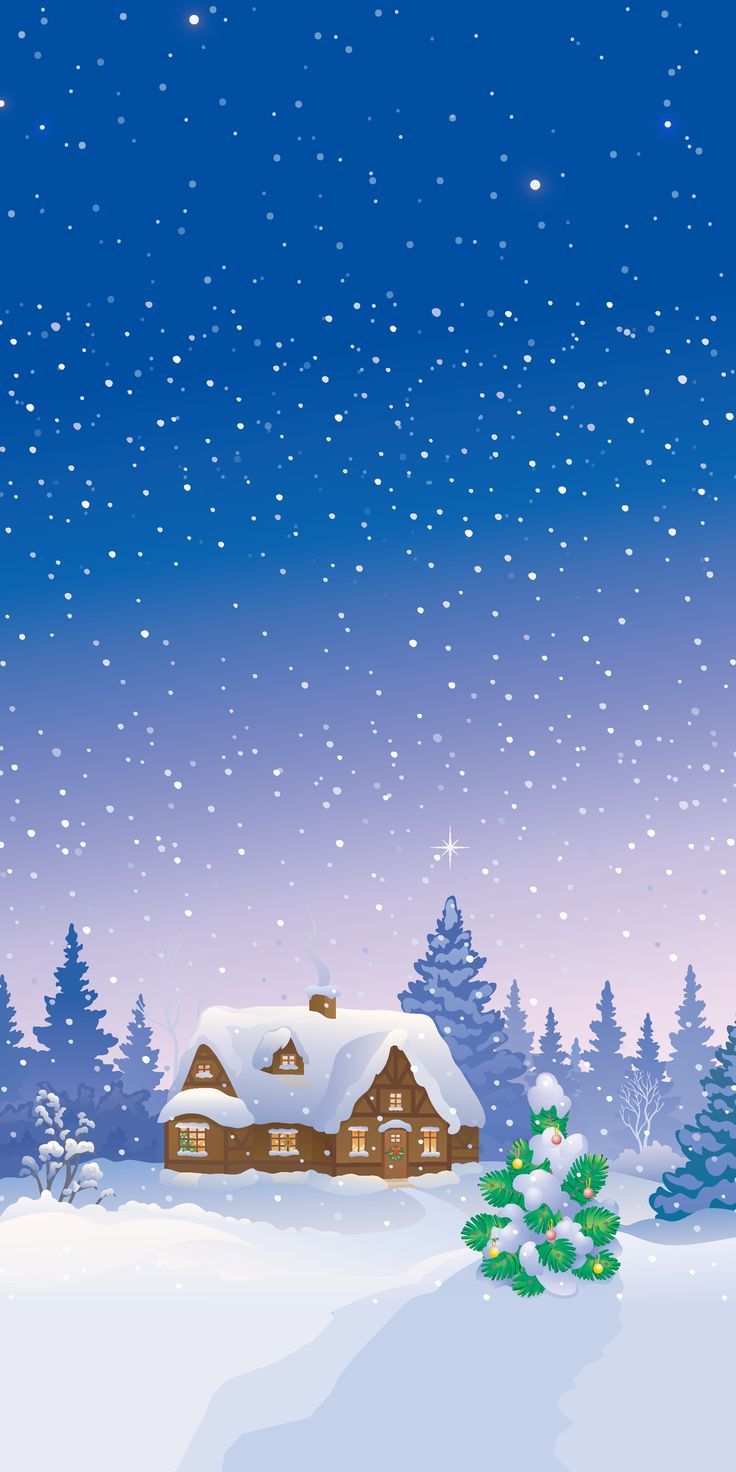 Snow Christmas Iphone Wallpapers