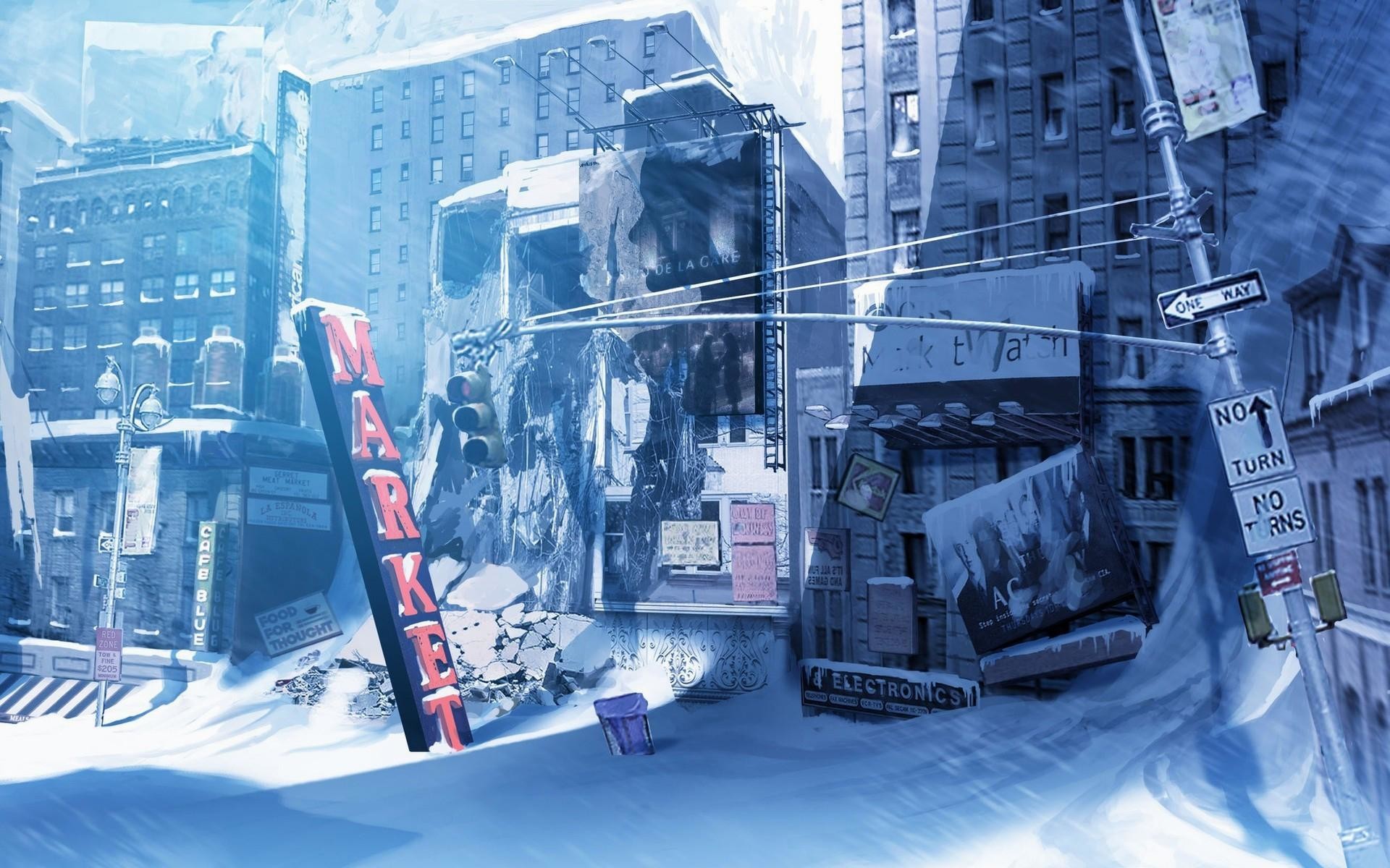 Snow City Wallpapers