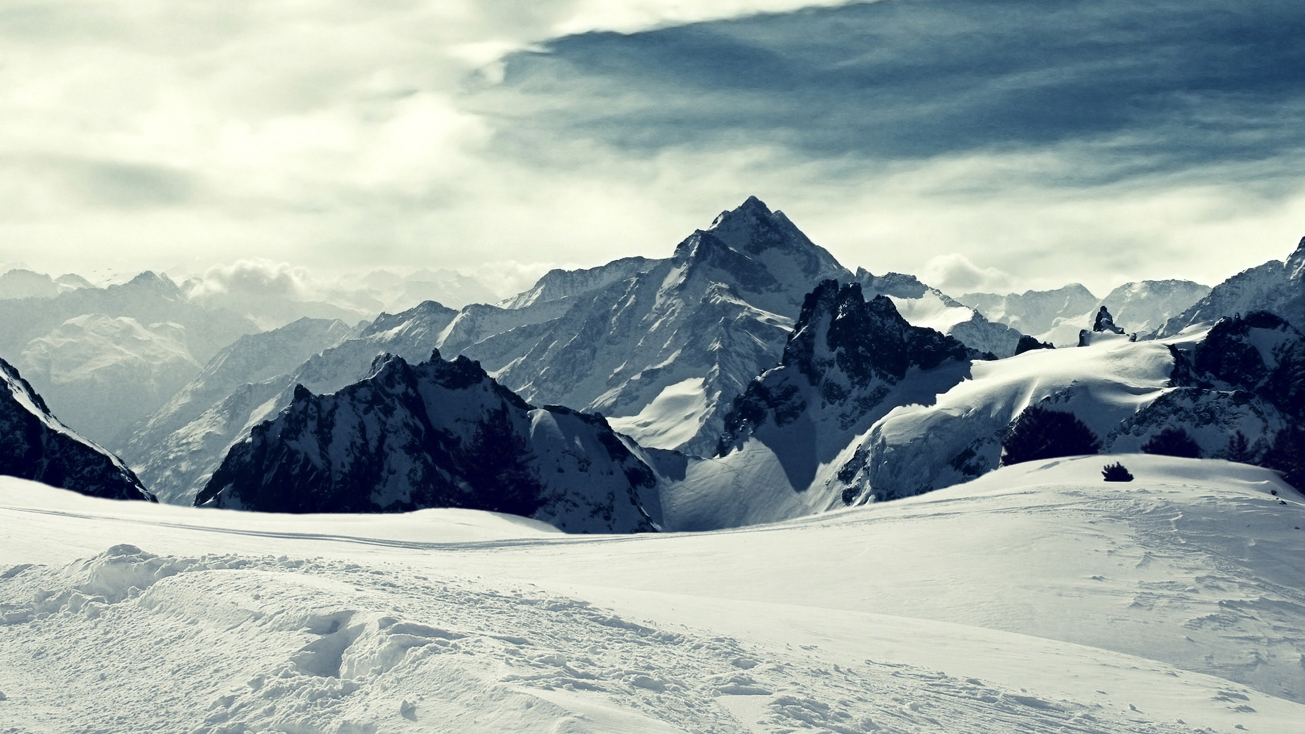 Snow Mountain Wall Paper Wallpapers