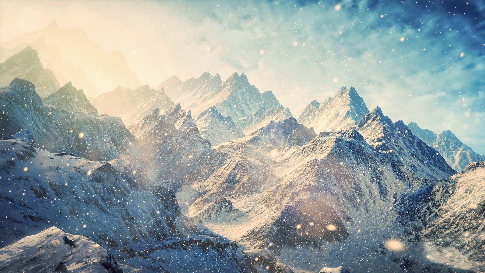 Snow Mountain Wall Paper Wallpapers