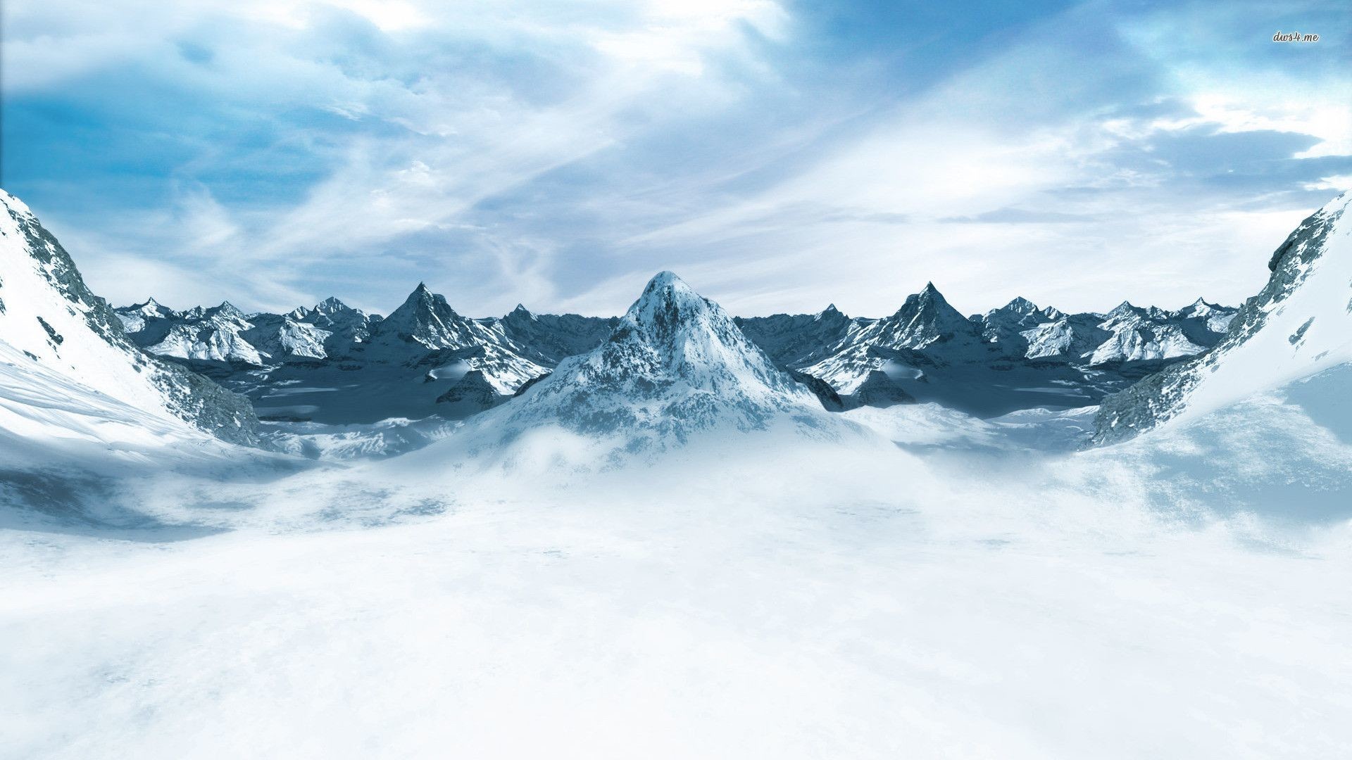 Snow Mountain Wall Paper Wallpapers