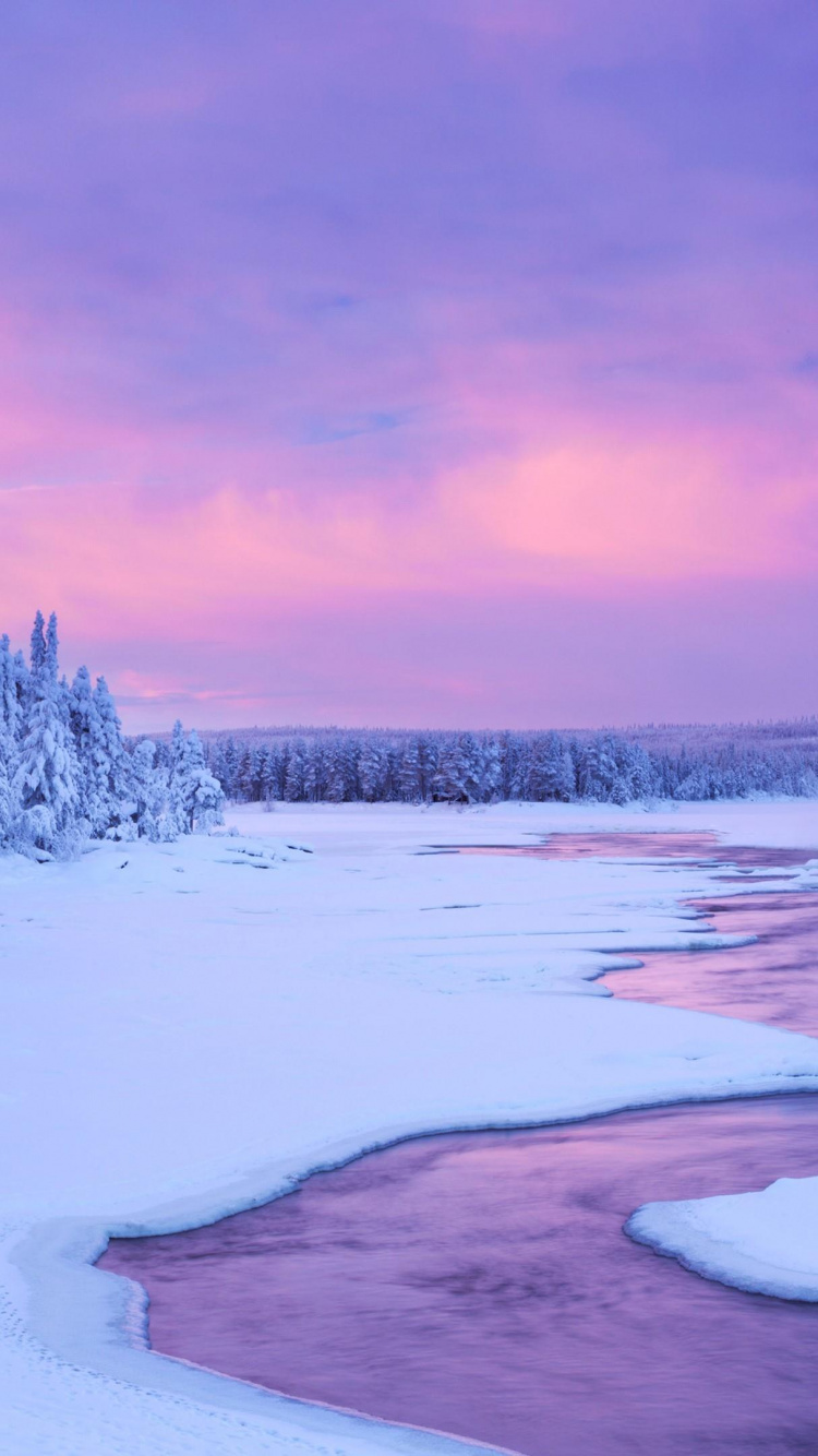 Snow Sunset Wallpapers