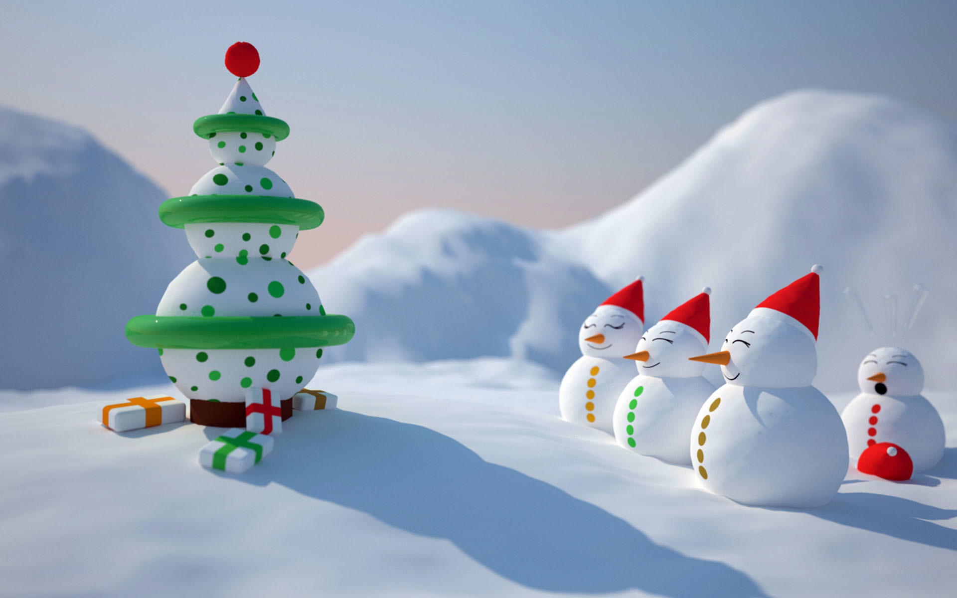 Snowmen Screensaver Wallpapers