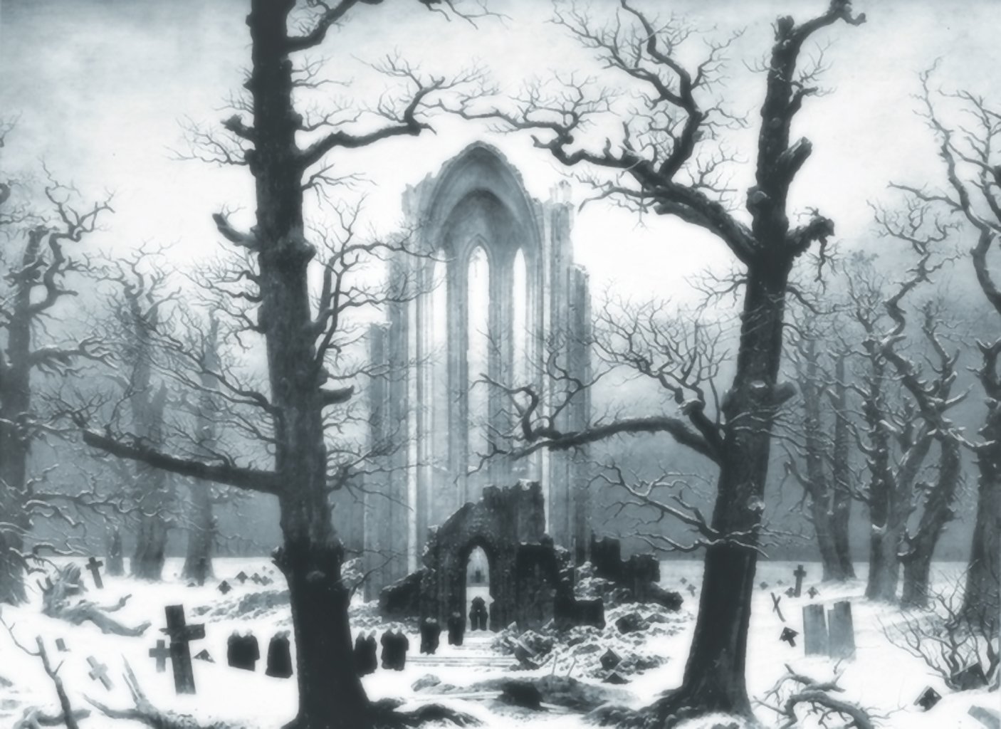 Snowy Graveyard Wallpapers