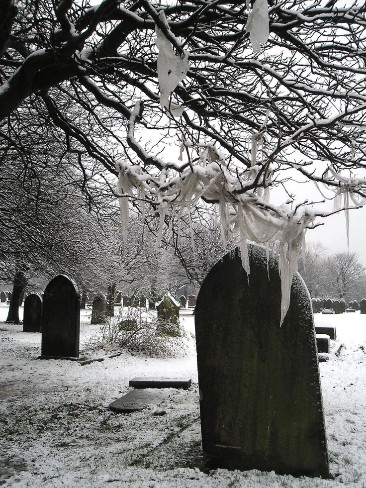 Snowy Graveyard Wallpapers