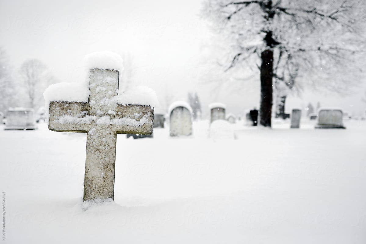 Snowy Graveyard Wallpapers